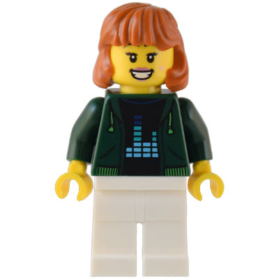 [TOY.CHAN] LEGO 樂高 3626pb2634 黃色 頭部 雙面 閉眼唱歌 露齒笑-細節圖3