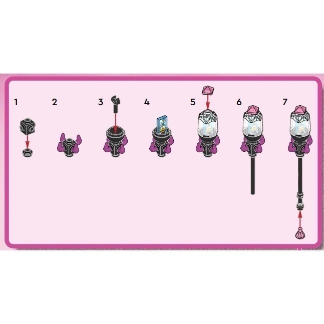 [TOY.CHAN] LEGO 樂高 人偶 奈何女巫(含底座、雙武器) drm040 71478 71483-細節圖7