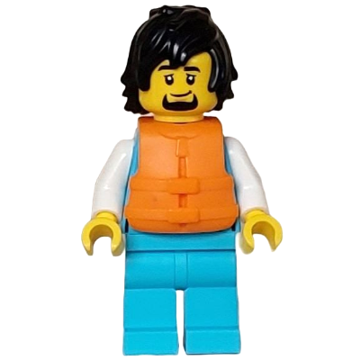 [TOY.CHAN] LEGO 樂高 3626pb3205 黃色 頭部 黑眉 山羊鬍 中膚色 下巴酒窩-細節圖3