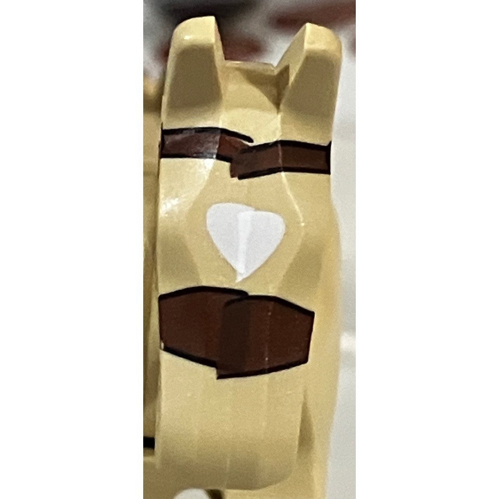 [TOY.CHAN] LEGO 樂高 沙色 馬匹 10352c01pb07 10305-細節圖2