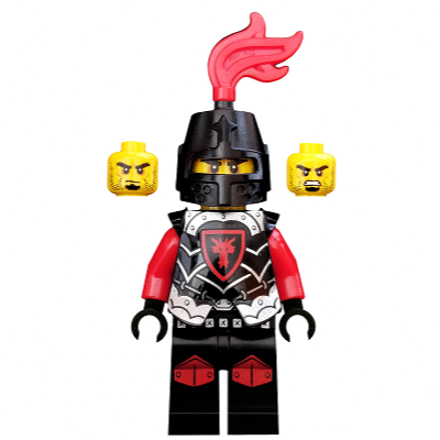 [TOY.CHAN] LEGO 樂高 89520 黑色 頭盔 桶盔 城堡封閉式頭盔 眼縫-細節圖3