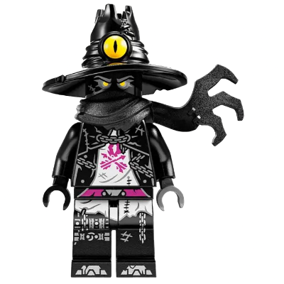 [TOY.CHAN] LEGO 樂高 2007 黑色 圍巾 長 爪形裝飾 71458-細節圖2