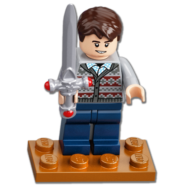 [TOY.CHAN] LEGO 樂高 68503pb01 平光銀色 格萊芬多寶劍 哈利波特-細節圖2