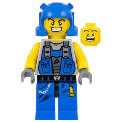 [TOY.CHAN] LEGO 樂高 3626pb0356 黃色 頭部 粗眉 鬍渣 邪惡笑容-細節圖2