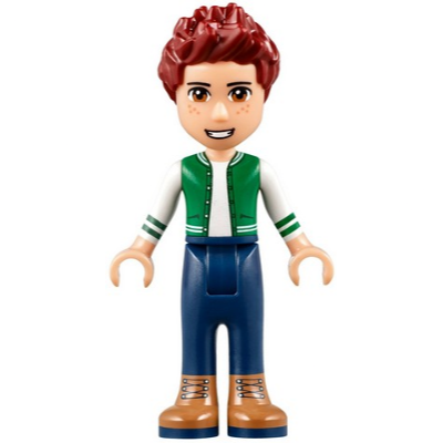 [TOY.CHAN] LEGO 樂高 深紅色 頭髮 98385-細節圖2