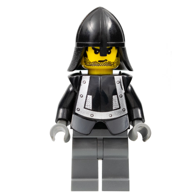 [TOY.CHAN] LEGO 樂高 2587pb13 黑色 侍從 鎧甲 騎士王國I(KKI) 10176-細節圖2