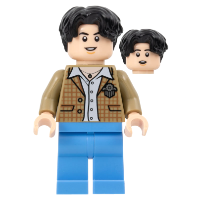 [TOY.CHAN] LEGO 樂高 3277 黑色 頭髮-細節圖2