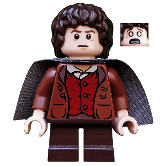 [TOY.CHAN] LEGO 樂高 10048 深棕色 頭髮-細節圖2