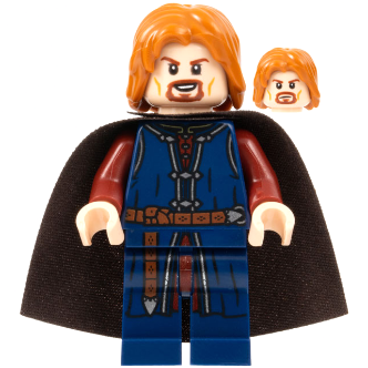 [TOY.CHAN] LEGO 樂高 88283 深橘色 頭髮 中長波浪 中分 凌亂髮型-細節圖2