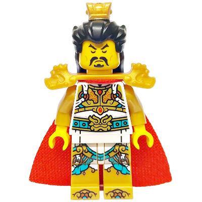 [TOY.CHAN] LEGO 樂高 3626pb3621 黃色 頭部 托塔天王 李靖 80058-細節圖2
