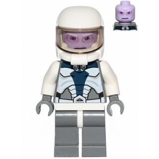 [TOY.CHAN] LEGO 樂高 3626pb0840 薰衣草紫色 頭部 昂巴拉士兵 75013-細節圖2