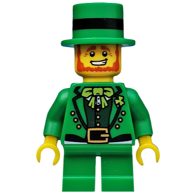 [TOY.CHAN] LEGO 樂高 3626pb0676 黃色 頭部 愛爾蘭矮精靈 8827-細節圖2