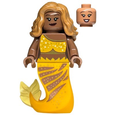 [TOY.CHAN] LEGO 樂高 75648pb06 亮淺橘色 Indira 美人魚尾巴 43225-細節圖2