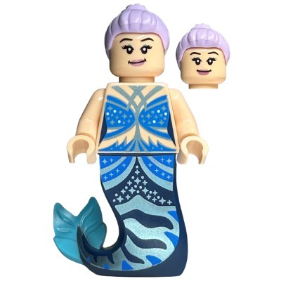 [TOY.CHAN] LEGO 樂高 75648pb05 深藍色 Karina 美人魚尾巴 43225-細節圖2