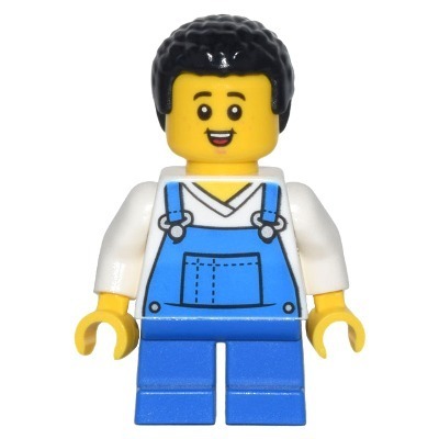 [TOY.CHAN] LEGO 樂高 21778 黑色 頭髮 捲髮 捲曲紋理-細節圖2