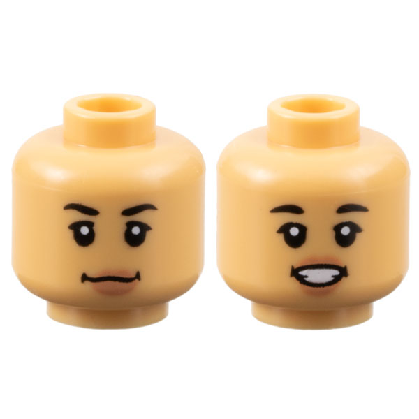 [TOY.CHAN] LEGO 樂高 3626pb3383 中沙色 頭部 Samantha Kerr - TOY.CHAN - iOPEN Mall