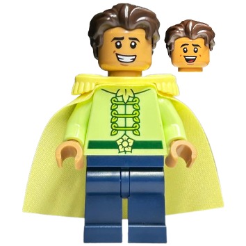 [TOY.CHAN] LEGO 樂高 3626pb3420 中膚色 頭部 Prince Naveen 43222-細節圖2