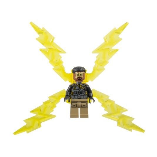 [TOY.CHAN] LEGO 樂高 3626pb3440 中棕色 頭部 Electro 76261-細節圖2