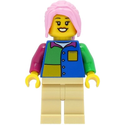 [TOY.CHAN] LEGO 樂高 62696 亮粉色 頭髮-細節圖2