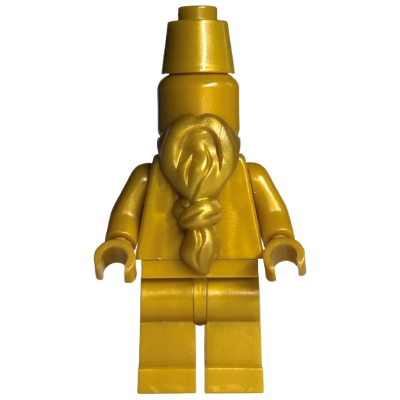 [TOY.CHAN] LEGO 樂高 3626 珍珠金色 頭部 素色-細節圖3