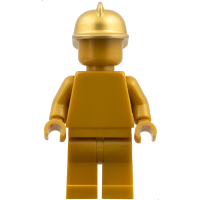 [TOY.CHAN] LEGO 樂高 3626 珍珠金色 頭部 素色-細節圖4