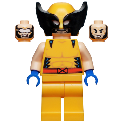 [TOY.CHAN] LEGO 樂高 淺膚色 Wolverine 頭部 3626pb3008-細節圖2