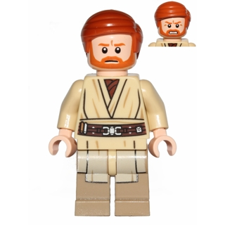 [TOY.CHAN] LEGO 樂高 3626pb0670 淺膚色 頭部 Obi-Wan Kenobi-細節圖3