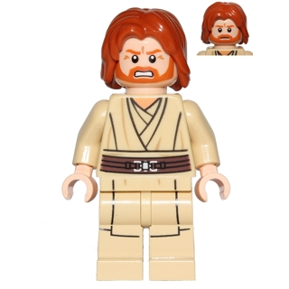 [TOY.CHAN] LEGO 樂高 3626pb0670 淺膚色 頭部 Obi-Wan Kenobi-細節圖4