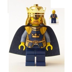 [TOY.CHAN] LEGO 樂高 2587pb21 珍珠金色 奇幻時代-王冠國王 鎧甲-細節圖2