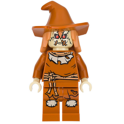 [TOY.CHAN] LEGO 樂高 3626pb1622 沙色 頭部 稻草人 稻草 紅眼 縫線嘴-細節圖2