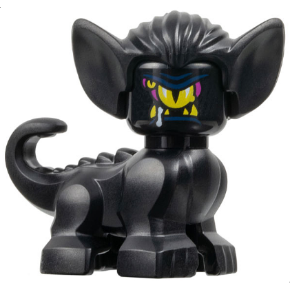 [TOY.CHAN] LEGO 樂高 黑色 Sneak 頭部 3626pb3519-細節圖2