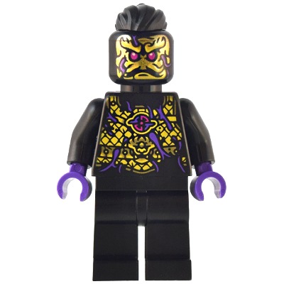 [TOY.CHAN] LEGO 樂高 3626pb3212 黑色 頭部 Ink Demon-細節圖2