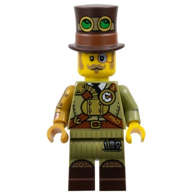 [TOY.CHAN] LEGO 樂高 973pb5929c01 橄欖綠色 身體 Steampunk Inventor-細節圖2