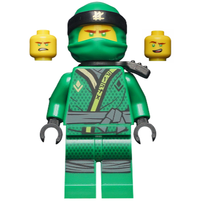 [TOY.CHAN] LEGO 樂高 24504 綠色 忍者頭巾 背部帶缺口-細節圖2