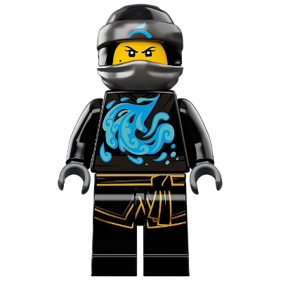 [TOY.CHAN] LEGO 樂高 24504 珍珠深灰色 忍者頭巾（背部帶缺口）-細節圖2