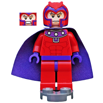[TOY.CHAN] LEGO 樂高 3626pb0707 淺膚色 頭部 萬磁王 中膚色 粗眉 皺紋-細節圖3