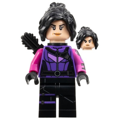 [TOY.CHAN] LEGO 樂高 28432 黑色 頭髮 長波浪馬尾-細節圖2