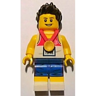 [TOY.CHAN] LEGO 樂高 98385 深棕色 頭髮 豎髮型-細節圖2