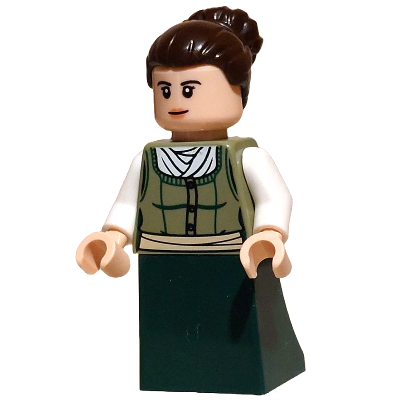 [TOY.CHAN] LEGO 樂高 27186 深棕色 頭髮 高髻-細節圖2