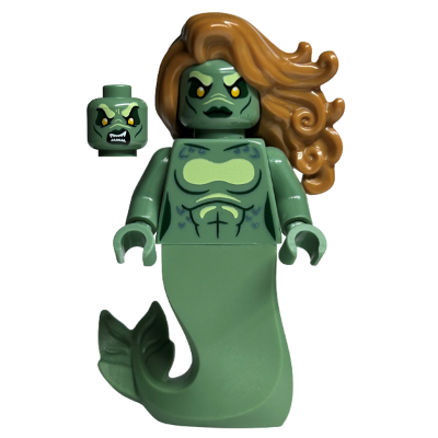 [TOY.CHAN] LEGO 樂高 中膚色 長波浪偏左髮型 頭髮 73272-細節圖2