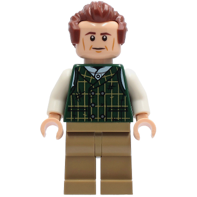 [TOY.CHAN] LEGO 樂高 紅棕色 短後梳 含鬢角 頭髮 21268-細節圖2