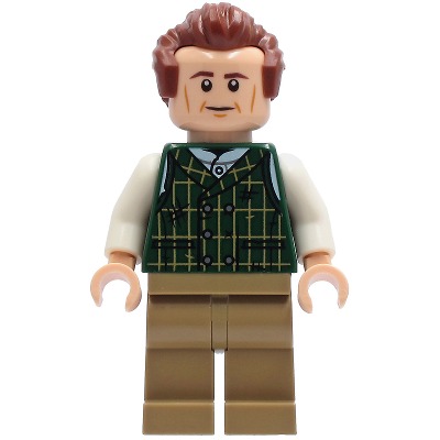 [TOY.CHAN] LEGO 樂高 21268 紅棕色 頭髮 短後梳 含鬢角-細節圖2