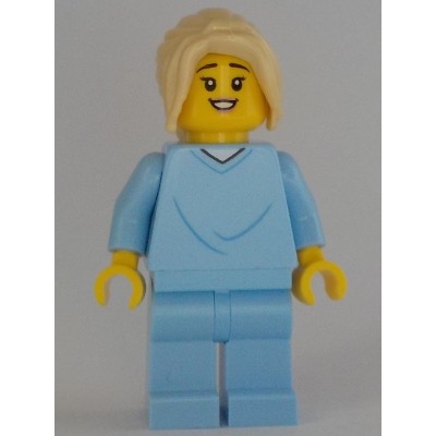 [TOY.CHAN] LEGO 樂高 62696 沙色 頭髮 馬尾-細節圖2