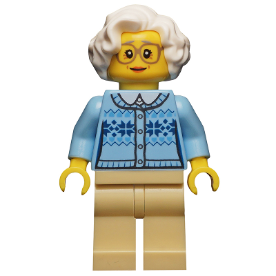 [TOY.CHAN] LEGO 樂高 11256 白色 頭髮 短波浪側分-細節圖2