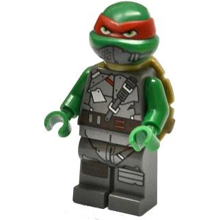 [TOY.CHAN] LEGO 樂高 深綠色 忍者龜 拉斐爾 頭部 12607pb10-細節圖2