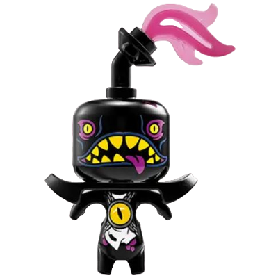 [TOY.CHAN] LEGO 樂高 黑色 Snivel 頭部 79435pb04-細節圖2