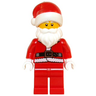 [TOY.CHAN] LEGO 樂高 黃色 Santa 頭部 灰白濃眉 3626pb0798-細節圖2