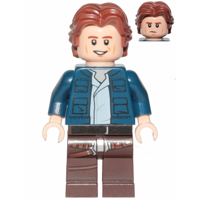 [TOY.CHAN] LEGO 樂高 26139 紅棕色 頭髮 中分短波浪-細節圖2