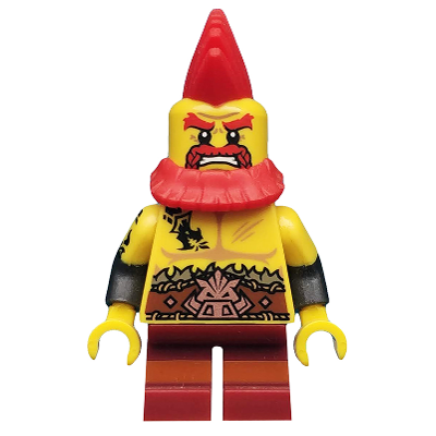 [TOY.CHAN] LEGO 樂高 紅色 頭髮 莫霍克 93563-細節圖2