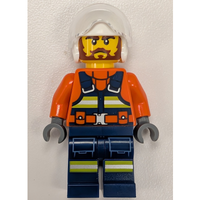 [TOY.CHAN] LEGO 樂高 3626pb3918 黃色 頭部 雙面 紅棕鬍鬚 31168-細節圖4